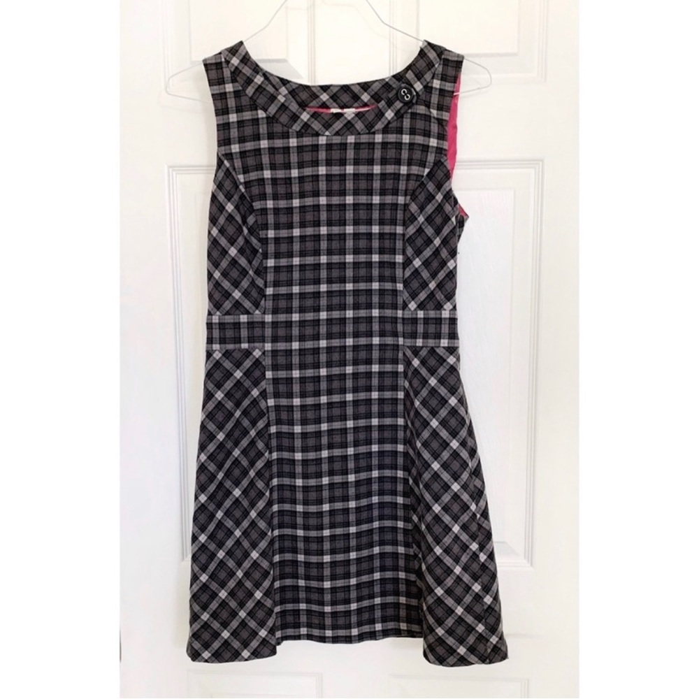 Frenchi Plaid Dress